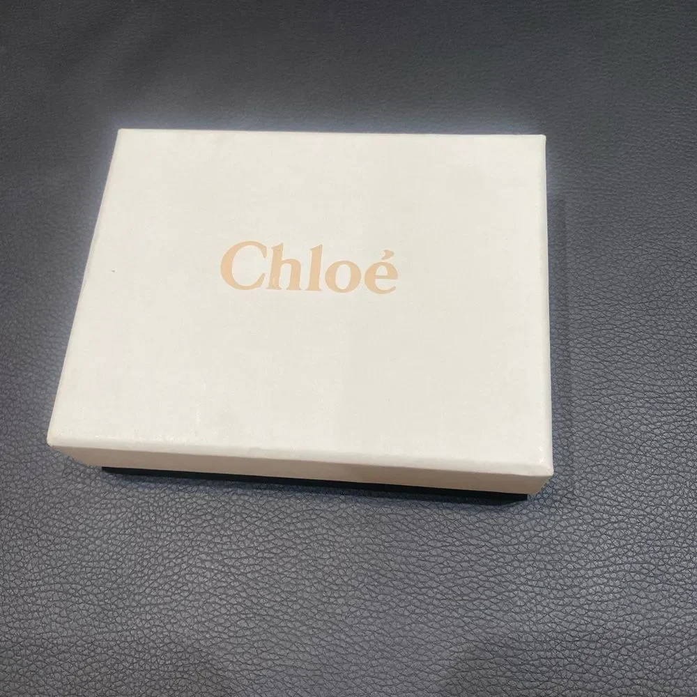 Chloe Walden Crocodile Embossed Leather Card Holder with box like new